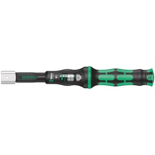 Wera Click Torque Wrench, Square Drive, 9 x 12 mm Insert, Torque Range 2.5 to 25 Nm, ±4 % Accuracy, 292 mm Length 075651