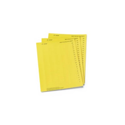 Siemens SIMATIC S7-1500 ET 200 Series Labelling Sheet for Use with S7-1500 Modules 6ES7592-2CX00-0AA0