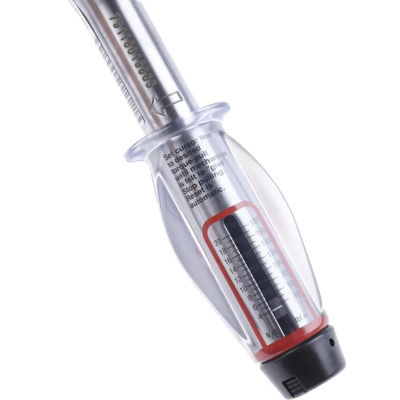 Norbar Torque Tools Click Torque Wrench 4 to 20 Nm 1/4 in Square Drive 220mm Overall Length 11123