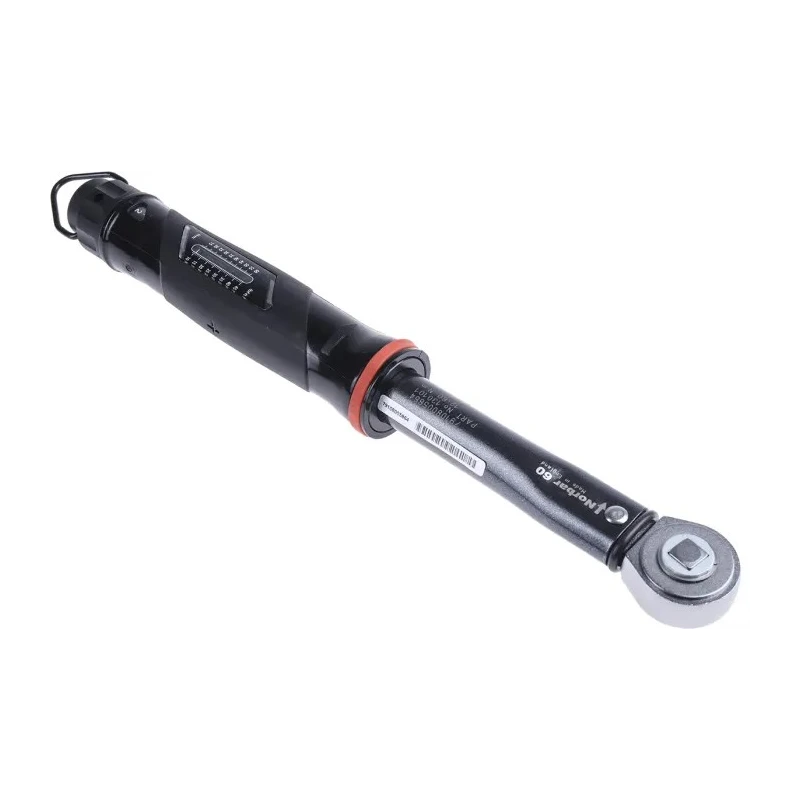 Norbar Torque Tools Click Torque Wrench, 12 to 60 Nm Torque Range, 3/8 in Square Drive, 328mm Overall Length, Black 130101