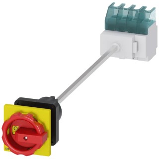 Siemens Switch Disconnector, 4-Pole, Enclosed, IP65, SENTRON Series, Mechanical Fuse Size RK5, Model 3LD2244-1TL53