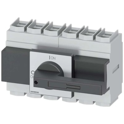 Siemens SENTRON Enclosed 6-Pole IP65 Switch Disconnector 160 A 3LD2305-3VK11