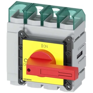 Siemens SENTRON Switch Disconnector 4-Pole Enclosed IP65 Mechanical Fuse Size RK5 Model 3LD2405-1TL13