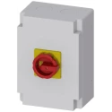 Siemens SENTRON Switch Disconnector 3-Pole Enclosed 125A Mechanical Fuse RK5 Germany 3LD2866-1GP53