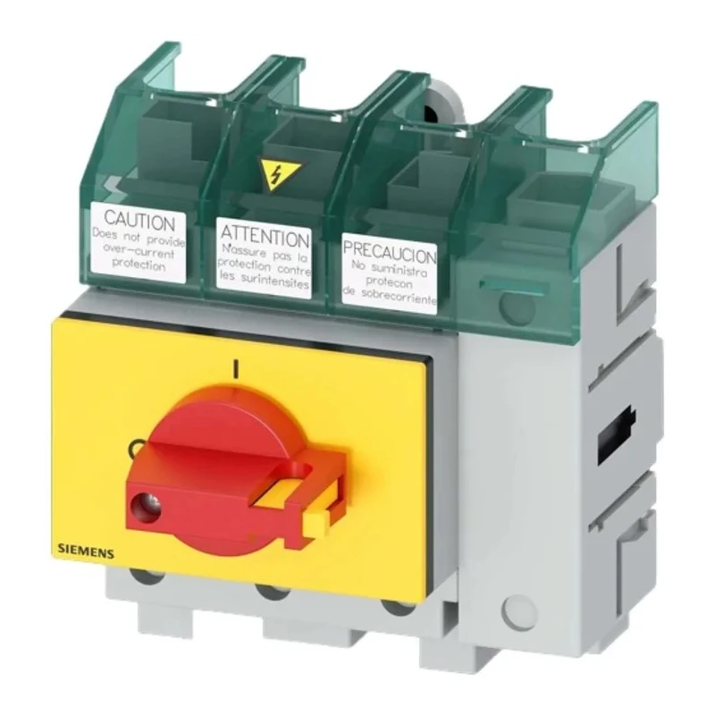 Siemens Switch Disconnector 4-Pole Enclosed 63 A Class J Fuse Rated 3LD5200-0TL13