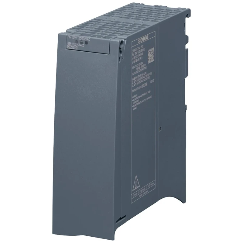 Siemens PLC Power Supply Series 6AG1332 for Use with S7-1500, 24V/3A Output, IP20 Protection 6AG1332-4BA00-7AA0