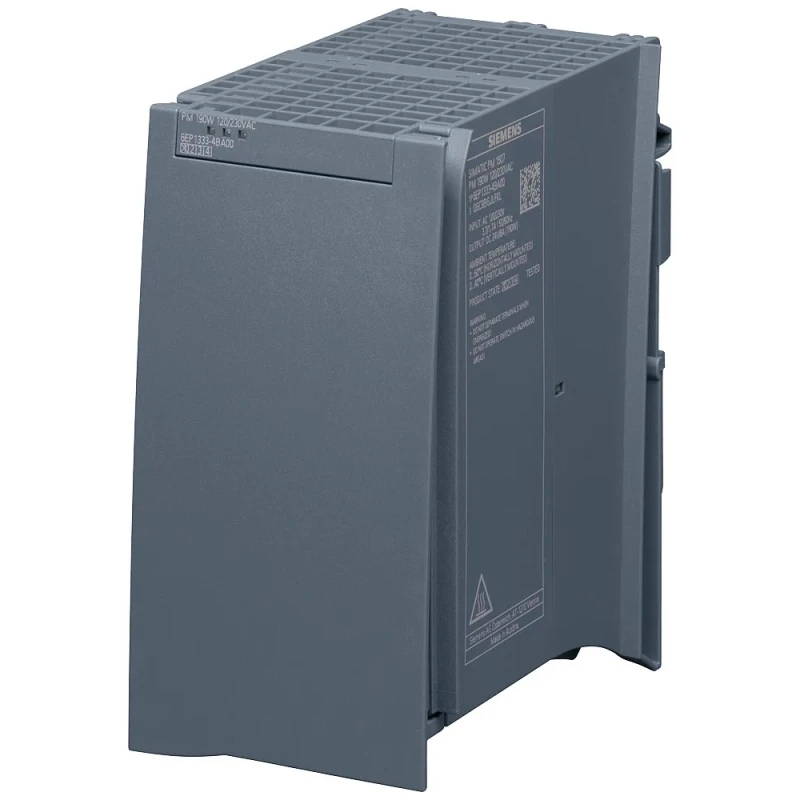Siemens PLC Power Supply for Use with SIMATIC S7-1500 24V 8A Single-Phase Load 6AG1333-4BA00-7AA0