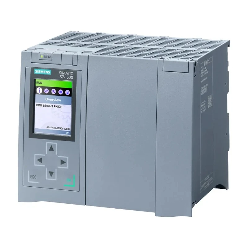 Siemens SIMATIC S7-1500T Series PLC CPU, 20 Inputs, 20 Outputs, 3MB Program Capacity, Ethernet & Profibus 6ES7516-3TN00-0AB0