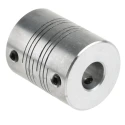 Ruland Aluminium Flexible Coupler 25.4 mm Outside Diameter 10 mm Bore Size 31.8 mm Length Screw Style PSMR25-10-10-A