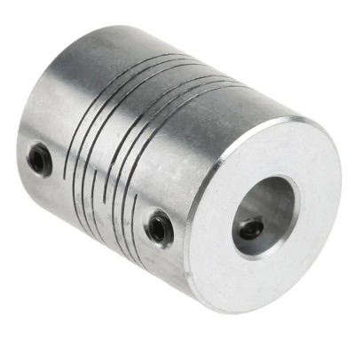 Ruland Aluminium Flexible Coupler 25.4 mm Outside Diameter 10 mm Bore Size 31.8 mm Length Screw Style PSMR25-10-10-A