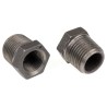 Georg Fischer Black Malleable Iron Fitting Straight Reducer Bush Male BSPT 1/2 in to Female BSPP 3/8 in 770241120