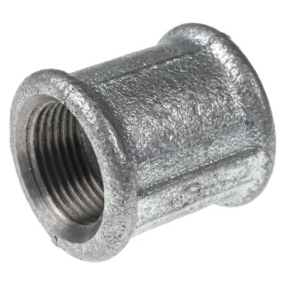 Georg Fischer Galvanised Malleable Iron Fitting Socket Female G Female BSPP 3/4In 3/4 in to Female BSPP 3/4 in 770270205