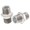 Georg Fischer Galvanised Malleable Iron Fitting Nipple Male BSPT 1/2 in to Male British Standard 770280204