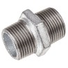 Georg Fischer Galvanised Malleable Iron Fitting Nipple Male BSPT 1 inch to Male British Standard Parallel 770280206