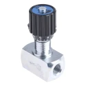 RS PRO In Line Mount Mounting Hydraulic Flow Control Valve G 1/4 Thread, 350 bar Max Pressure, 50 L/min Max Flow 243-5521
