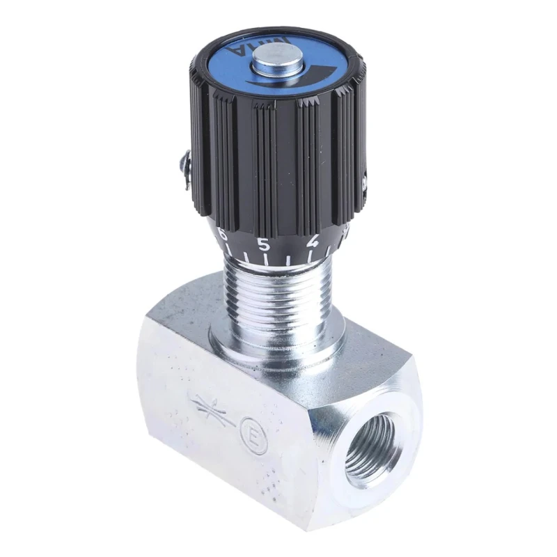 RS PRO In Line Mount Mounting Hydraulic Flow Control Valve G 1/4 Thread, 350 bar Max Pressure, 50 L/min Max Flow 243-5521