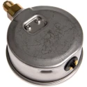 WIKA 100 mm G 3/8 Pressure Gauge 16 bar Stainless Steel Case Bottom Entry 60°C 7075589