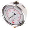 WIKA 100 mm G 3/8 Pressure Gauge 40 bar Stainless Steel Case Bottom Entry 60°C 7075601