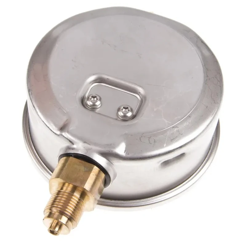 WIKA 100 mm G 3/8 Pressure Gauge 40 bar Stainless Steel Case Bottom Entry 60°C 7075601