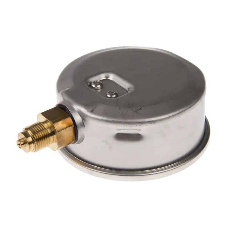 WIKA 100 mm Dial Size Stainless Steel Case Pressure Gauge G 3/8 Connection, 25 Bar Maximum Pressure 7075597