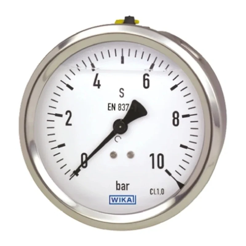 WIKA 63 mm G 1/4 Male Pressure Gauge 16 bar Stainless Steel Case Back Entry 7075554