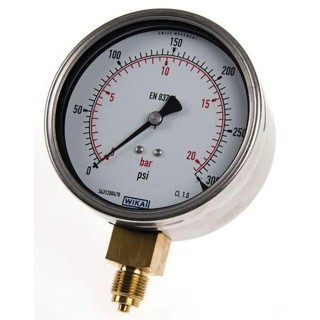 WIKA 63 mm G 1/4 Threaded Pressure Gauge 6 bar 7075562