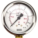 WIKA Stainless Steel 63 mm Diameter G 1/4 Male Pressure Gauge 16 bar 7075741