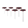 Wiha 6 Piece T Metric Hex Key Set, Hex Size 2.5 to 8 mm 45620