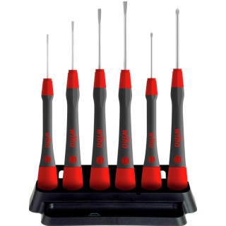 Wiha Phillips Precision Screwdriver Set, 7-Piece, Phillips Tip PH0 x PH00, RoHS Compliant, Germany Origin Model 42990
