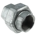 Georg Fischer Galvanised Malleable Iron Fitting Tap Adapter Female BSPP 1/4 in to Female BSPP 1/4 in 770340202