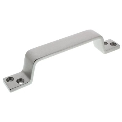 Steinbach & Vollman Aluminium Carrying Handle Anodised Silver Screw Fixing 180mm Width 36mm Height 825-578