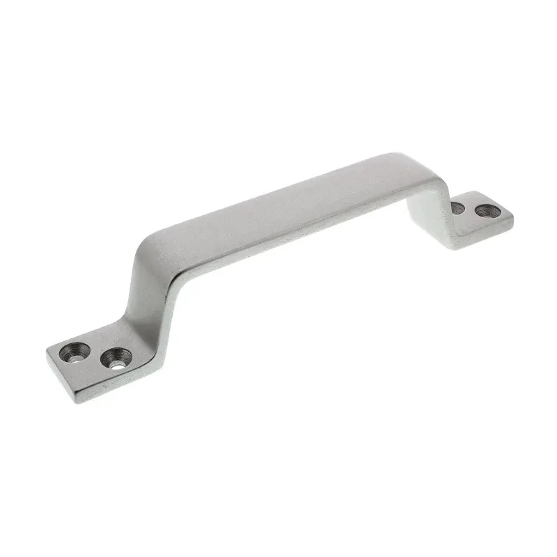 Steinbach & Vollman Aluminium Carrying Handle Anodised Silver Screw Fixing 180mm Width 36mm Height 825-578
