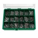 RS PRO Stainless Steel 1830 Piece Slot Drive Machine Screw Drive Screw/Bolt Kit 823-875