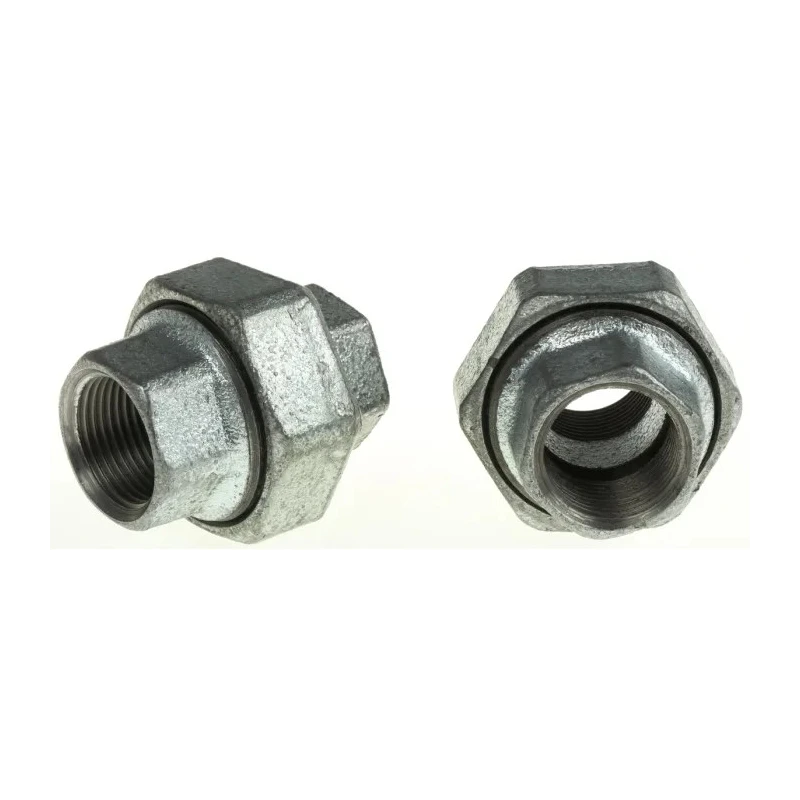 Georg Fischer Galvanised Malleable Iron Fitting Tap Adapter Female BSPP 3/4 In to Female BSPP 3/4 In 770340205