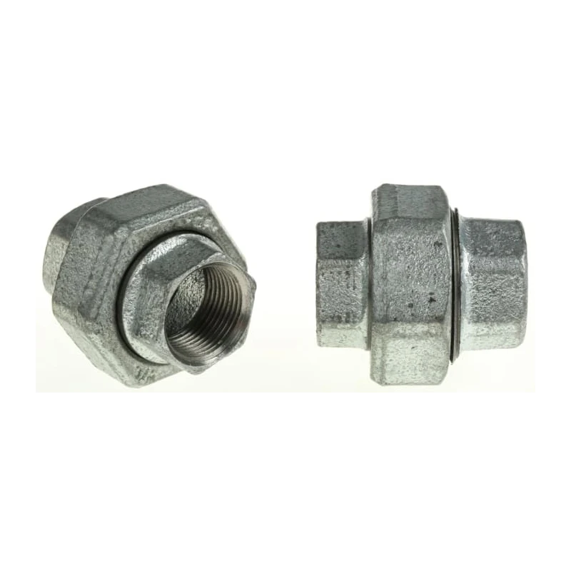 Georg Fischer Galvanised Malleable Iron Fitting Tap Adapter Female BSPP 3/4 In to Female BSPP 3/4 In 770340205