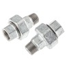 Georg Fischer Galvanised Malleable Iron Fitting Tap Adapter Male BSPT 1/2 in to Female BSPP 1/2 in 770341204