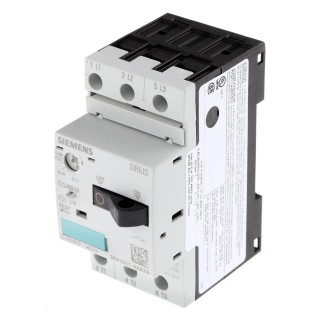 Siemens Motor Protection Circuit Breaker 110mA, 160mA, 690V, 3 Poles, IP20, -20°C to 60°C 3RV1011-0AA10