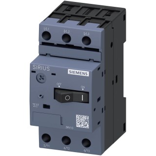Siemens Motor Protection Circuit Breaker 550mA, 800mA Current, 690V, 3 Poles, IP20, -20°C to 60°C Operating 3RV1011-0HA10
