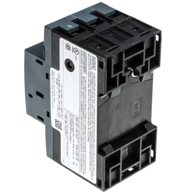 Siemens Motor Protection Circuit Breaker 1.1-1.6A, 690V AC, 3 Poles, IP20, -20°C to 60°C 3RV1011-1AA10