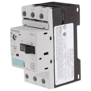 Siemens Motor Protection Circuit Breaker 1.8A 2.5A 690V IP20 3 Poles Series 3RV1 3RV1011-1CA10