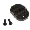 RS PRO Crimp Die Set, Coaxial Type, Insulated, 2 Pieces, 3 Ports for RG58 RG59, Black 848-436