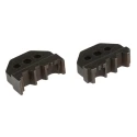 RS PRO Crimp Die Set, Coaxial Type, Insulated, 2 Pieces, 3 Ports for RG58 RG59, Black 848-436