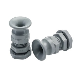 Lapp SKINTOP Series 100 Cable Gland PG9 Thread Size, 3.5-8mm Cable Diameter, Polyamide, Waterproof IP68 53015410+53019010