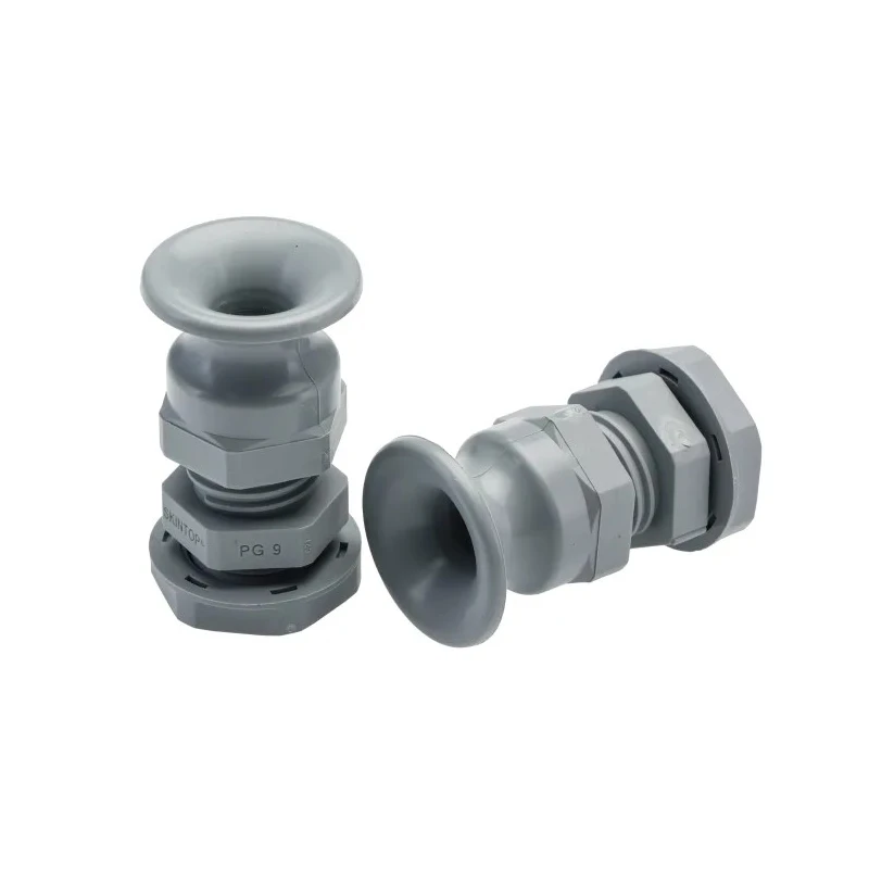 Lapp SKINTOP Series 100 Cable Gland PG9 Thread Size, 3.5-8mm Cable Diameter, Polyamide, Waterproof IP68 53015410+53019010