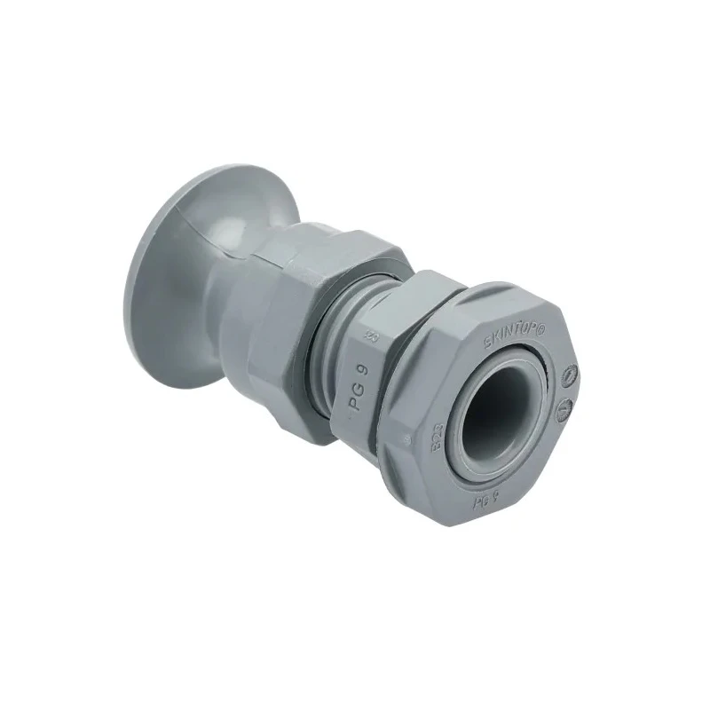 Lapp SKINTOP Series 100 Cable Gland PG9 Thread Size, 3.5-8mm Cable Diameter, Polyamide, Waterproof IP68 53015410+53019010