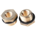 Legris Pneumatic Fitting Brass Pipe Fitting Straight Threaded Reducer Male G 3/8 in to Female G 1/8 in 0168 17 10
