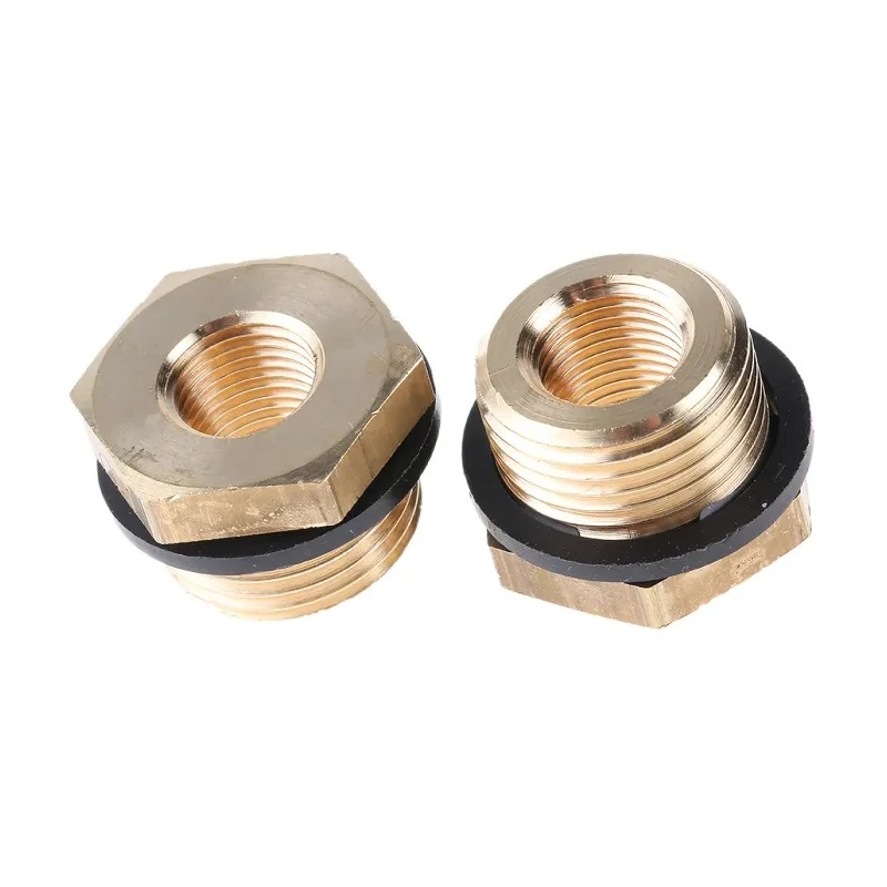 Legris Pneumatic Fitting Brass Pipe Fitting Straight Threaded Reducer Male G 3/8 in to Female G 1/8 in 0168 17 10
