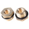 Legris Pneumatic Fitting Brass Pipe Fitting Straight Threaded Reducer Male G 3/8 in to Female G 1/8 in 0168 17 10