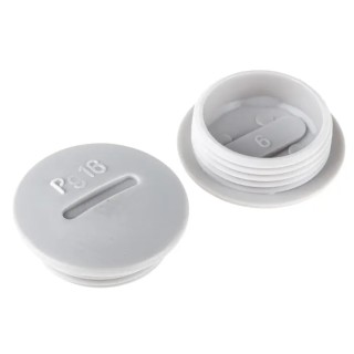 Lapp Cable Gland Blanking Plug, PG16 Thread, Polystyrene Material, 27 mm Diameter, IP54 Rated 52005980