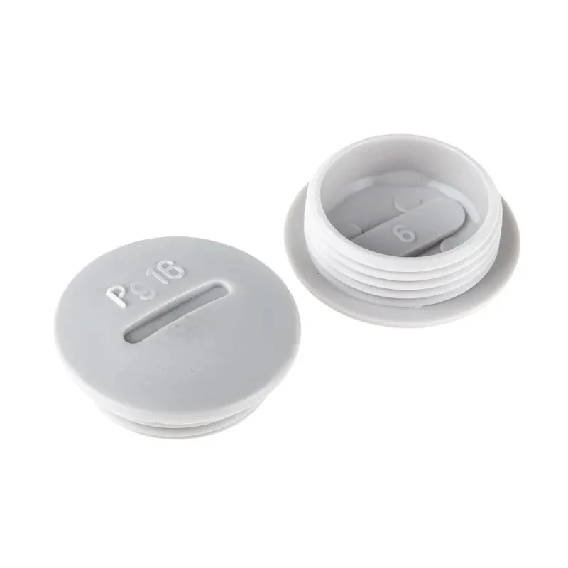 Lapp Cable Gland Blanking Plug, PG16 Thread, Polystyrene Material, 27 mm Diameter, IP54 Rated 52005980